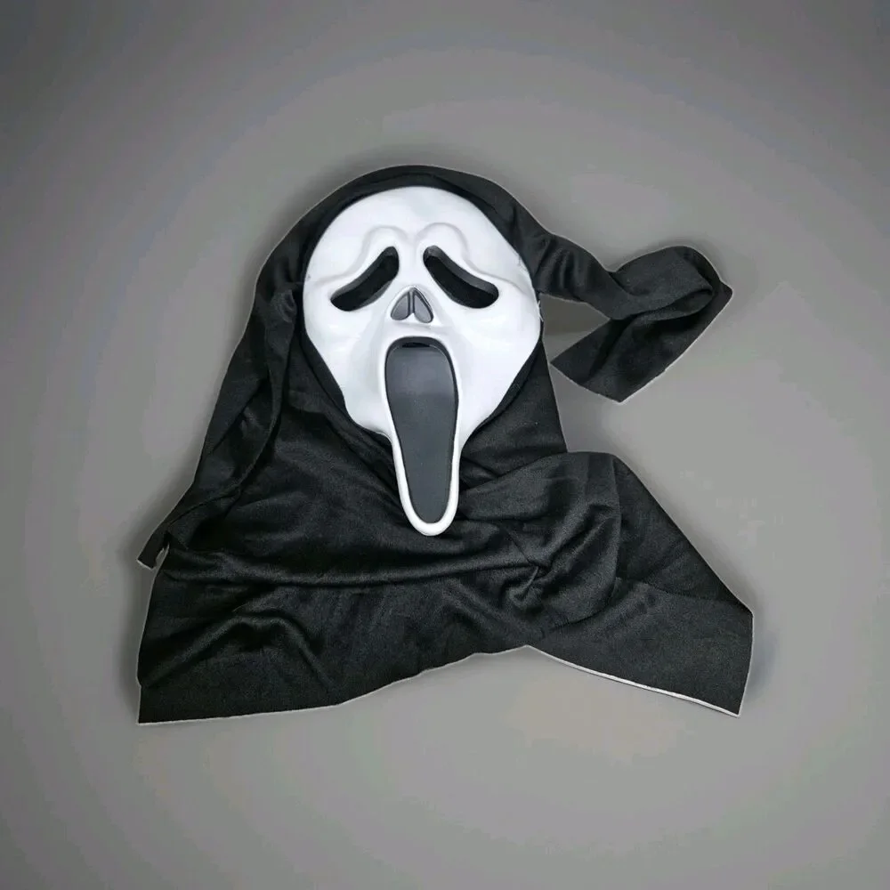 Scream Ghost Face Mask Halloween Horror Scary Movie Y2K Goth Holiday Scare Fear